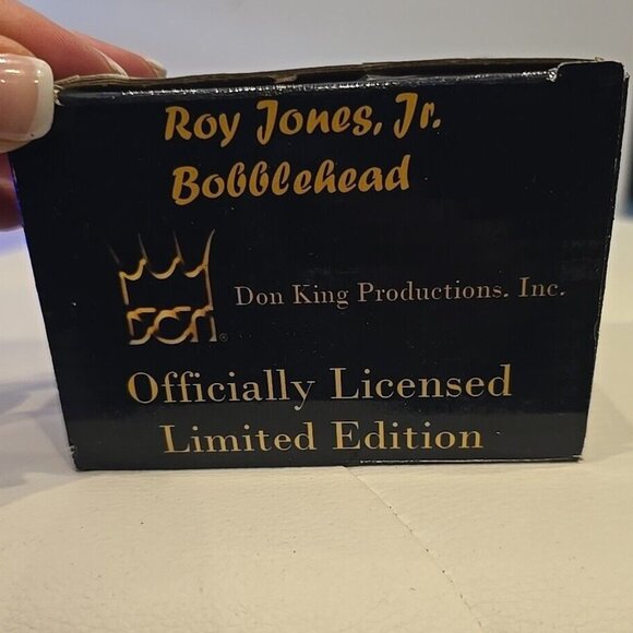 Boxer ROY JONES JR. Boxing Bobblehead TRINIDAD Jones 2008 IN BOX Don King RARE - Picture 9 of 10